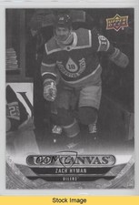 2024-25 Upper Deck Series 1 UD Canvas Black & White Zach Hyman #C-36 READ 0nr3
