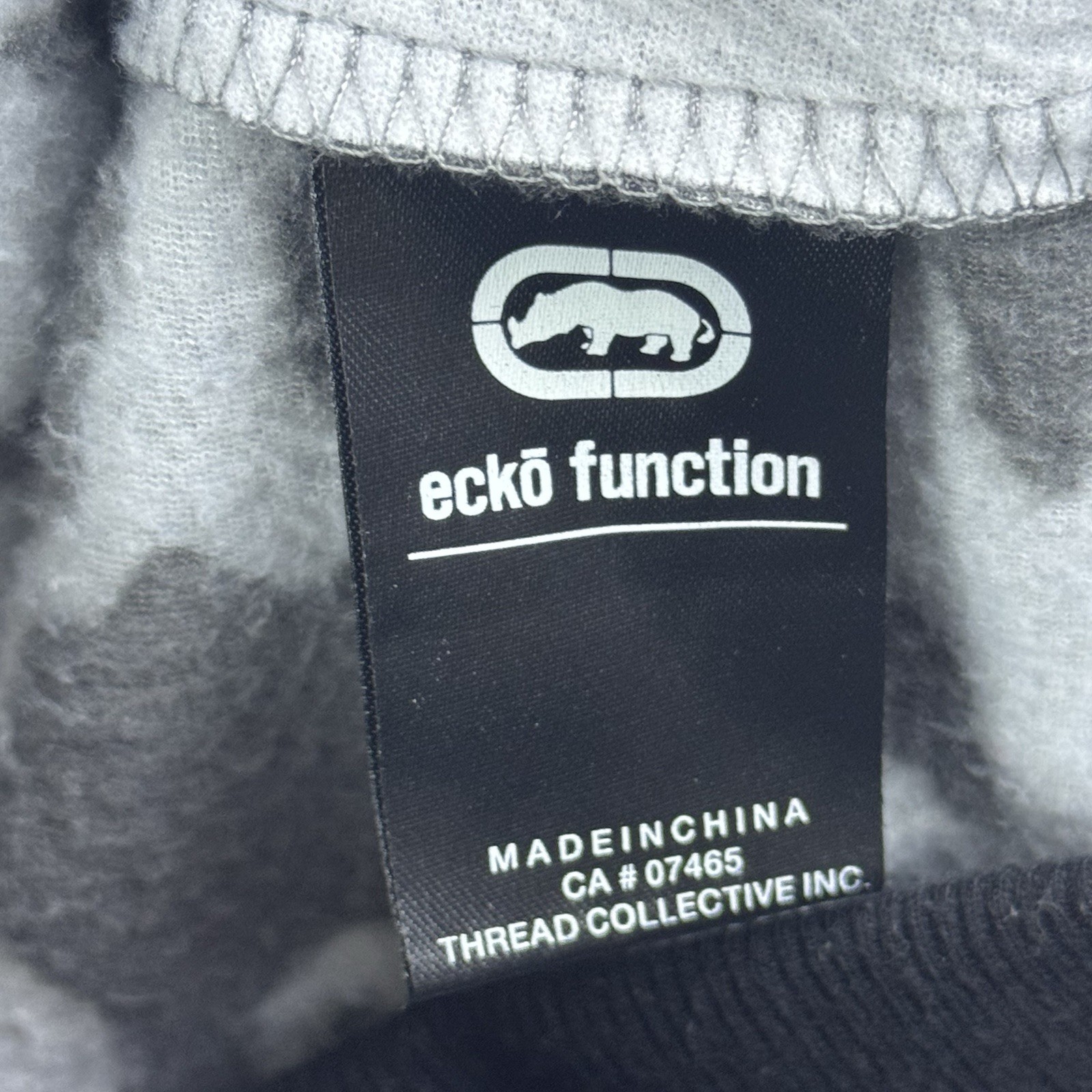 Ecko Function Track Jacket Mens Medium Gray Camo … - image 9