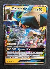 Pokemon TCG Vikavolt GX Holo Guardians Rising English 2017 Near Mint 45/145