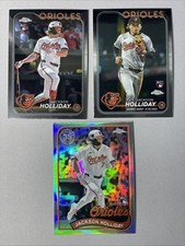 2024 Topps Chrome UPD Jackson Holliday - Debut, Base, 89 Topps (3 Cards)