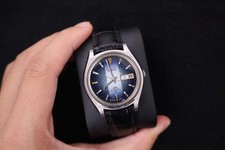 Serviced Rare Vintage 1974 Seiko Lord Matic Blue Dial 23 Jewels 5606-7072