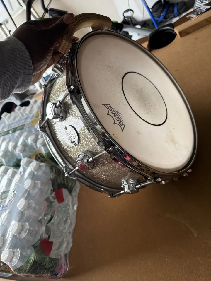 DW 收藏家系列小军鼓 14x5 破损玻璃饰面 — 第 2/4 张图片