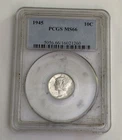 1945 Mercury Dime 10C PCGS MS66
