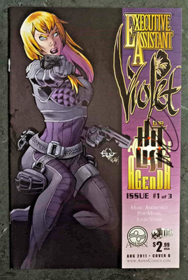 Executive Assistant Violet #1 - Variant - Signed by Pop Mahn - COA Included
