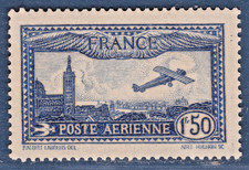 TIMBRE 1930 FRANCE POSTE AERIENNE N° 6-N**.TB-COTE: 50 EUROS-VSCAN RV-3