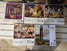 Charles Wysocki 300 Piece Jigsaw Puzzle 5 Dif...
