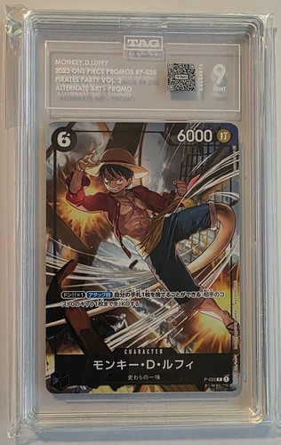 Monkey.D.Luffy (Pirates Party Vol. 3) graded TAG 9 for sale on eBay