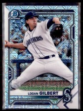 2021 Bowman Chrome Prospects Baseball Mojo Logan Gilbert Mariners BCP-152