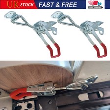 2x Large Over Centre Locking Fastener Latch Clamp Catch For Trailer Horsebox UK