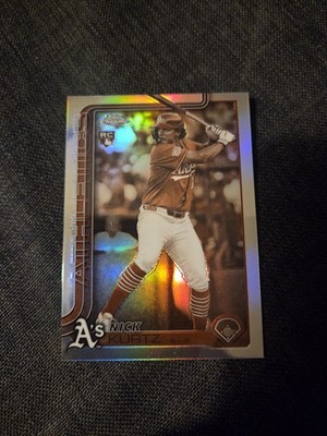 2025 Topps Chrome Update Series Sepia SP Nick Kurtz #USC178 RC