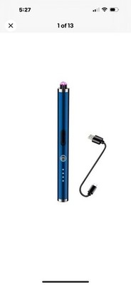 Electric Lighter Arc USB Rechargeable Candle BBQ Electronic Windproof Kitchen