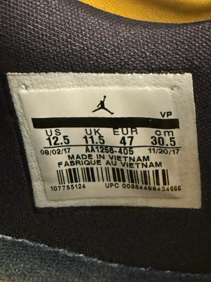 Air Jordan 32 PF 2017 Low Michigan Wolverines para hombre talla 12,5 Foto 4 de 4