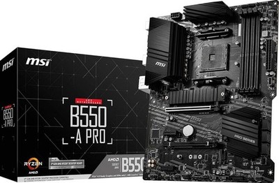 MSI B550-A PRO V1 ProSeries Motherboard (AMD Ryzen 5000, AM4, DDR4, PCIe 4.0, SA