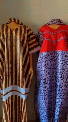 2paar Colourful Ankara Print Maxi Dress Elegant Occasion Gown