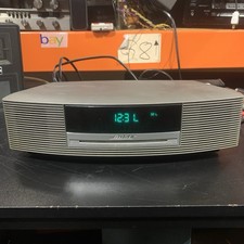 Bose Wave Music System silver w/ Remote control test working