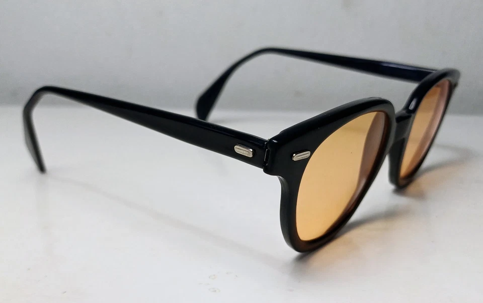 Gafas Geek Johnny Depp Ópticas Old School Años 60 Galesas Hechas en EE. UU.  Foto 3 de 4