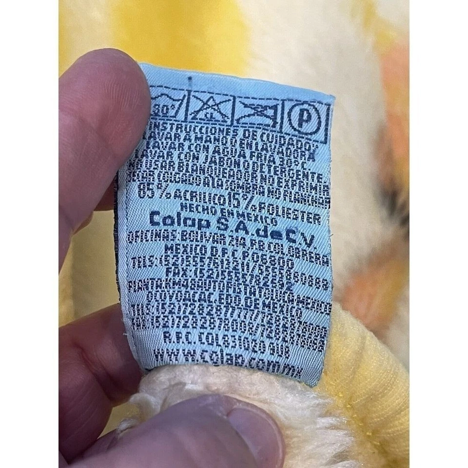 Manta de felpa de colección difícil de encontrar Disney Winnie the Pooh 45x51 amarilla Rachel Tigger México Foto 4 de 4