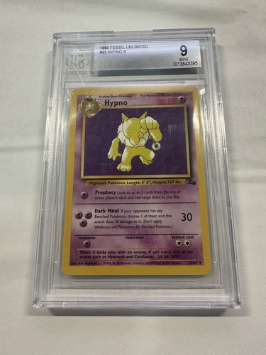 Hypno (Unlimited) graded BGS 9 for sale on eBay