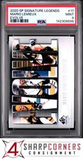 2020 UPPER DECK SP SIGNATURE LEGENDS EVOLVE #17 MARIO LEMIEUX HOF POP 2 PSA 9