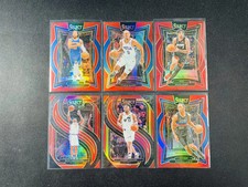 2024-25 Panini Select Jalen Brunson Tyrese Maxey /199 Red RC Rookie Lot*6 BN02