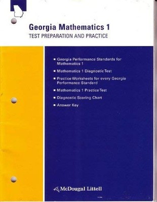 Georgia Mathematics 1 Test Preparation and Practice Workbook staf