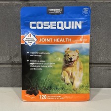 Cosequin DS Max Strength  MSM  Boswellia Joint Health Dogs 120 Chews EX 11/26 