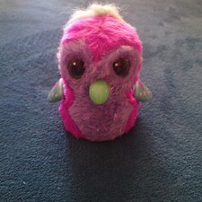 Hatchimals Shimmering Draggle Glittering Gardens Purple Blue Bird Tested Works