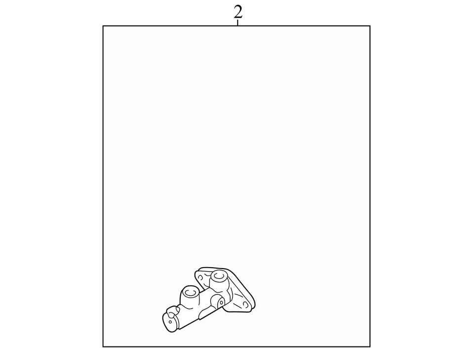 Cilindro maestro de frenos Mazda Tribute 2005-2006 2,3 L usado ZZC343990A fabricante original Foto 2 de 4