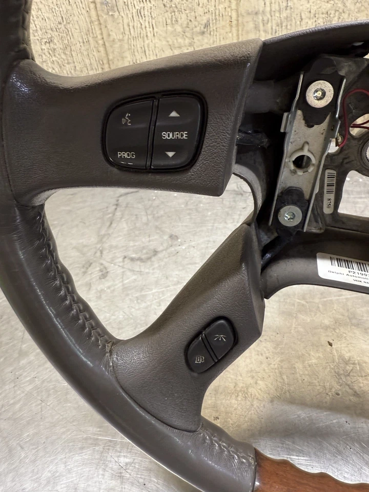 Volante Cadillac Escalade GMC Yukon Woodgrain 2003-2006 OEM Foto 4 de 4