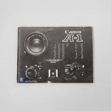 Canon A-1 manual Book ENG version