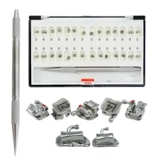 Dental Orthodontic Self Ligating Bracket Damon Q Brace Metal Roth 022 345 Ormco