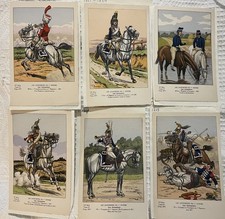 Set 6 Postcards Les Uniformes du 1er Empire 1900’s  Tome 1V  chap X1V Unposted