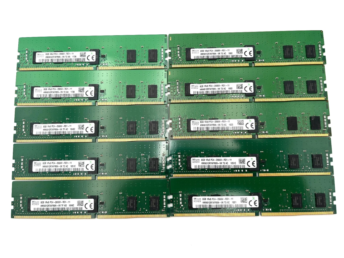 PC4-21300 (DDR4-2666) Bus Speed ECC RAM Computer Memory (RAM) for