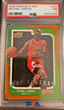 2008-09 Upper Deck MVP Michael Jordan Graded PSA 7 GOAT Chicago Bulls MJ NBA HOF