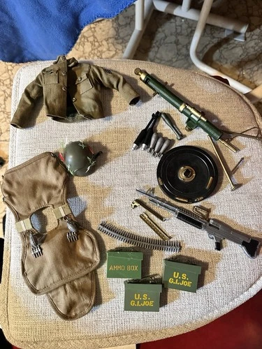 GIJOE 1964 Vintage Heavy Weapons Set Vintage Hasbro 1967 Action Soldier Set