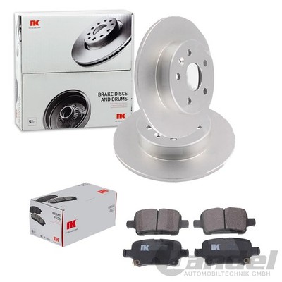 NK BREMSSCHEIBEN 264mm + BELÄGE HINTEN passend für OPEL ASTRA K Limo + Kombi