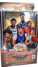 2025/26 Bowman Basketball Hanger Box Factory Sealed (24 Cards)  QTY AVAILABLE
