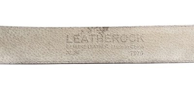 Leatherock Belt w/Studded Aquamarine Rhinestone Embellished  display picture 1