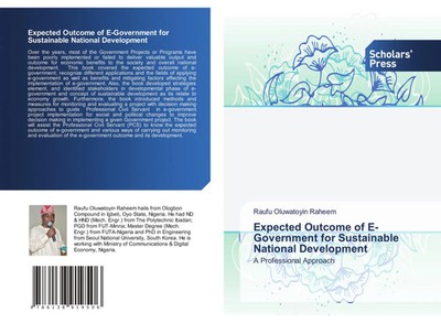 Raufu Oluwatoyin Raheem | Expected Outcome of E-Government for Sustainable...