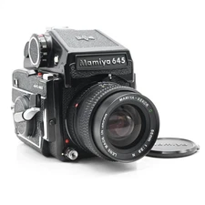 Mamiya M645 1000s Film Camera Kit w/120 Insert, Prism, & 55mm Lens #605