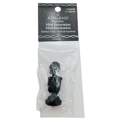 Ashland Halloween Tiny Treasures Dollhouse Miniature Skeleton Torso Bust NEW