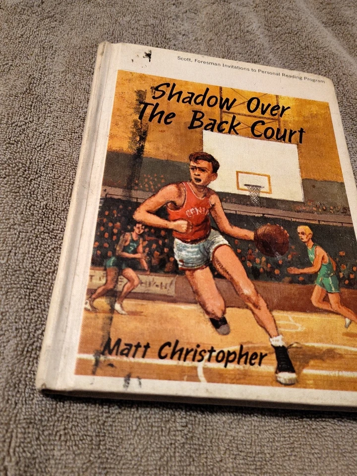 Rare 1959 Shadow Over The Back Court By Matt Christopher Hardcover - Image 2 of 4