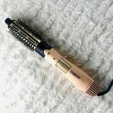 Conair 2 In 1 Double Ceramic Hot Air Brush Hairbrush Hair Dryer Tested