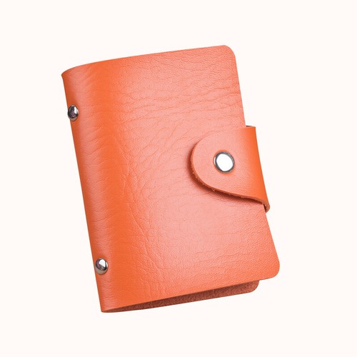 PU Leather Slim ID Credit Card Holder Pocket Case Purse Wallet 24 Business Card~ - Picture 28 of 28