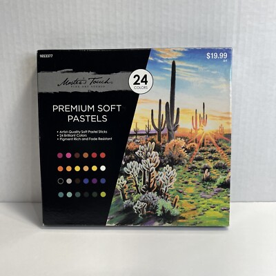 MASTER'S TOUCH FINE ART STUDIO PREMIUM SOFT PASTELS 24 COLOR