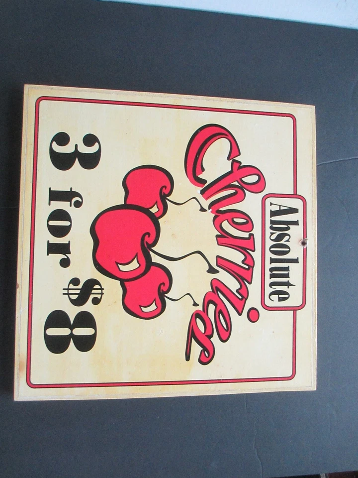 Placa de bar vintage PUT IN BAY decoração de parede café pub homem caverna cerejas absolutas C84 - Imagem 4 de 4