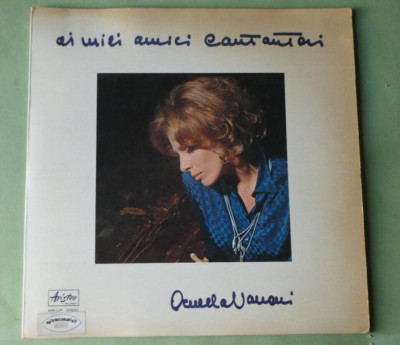 Ornella Vanoni    Ai Miei Amici Cantautori LP, Unipak Italy 1968   AR/LP 10020