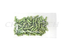 MTB Road BMX Bike 7075 Alloy Spoke Nipples 2.0mm 14G 1/2" 72 Pcs Lime Green