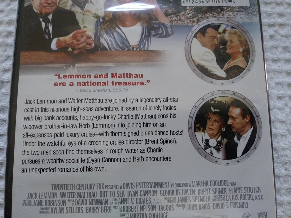 Out to Sea (DVD, 1997 F & W/S) Jack Lemmon/Walter Matthau OOP NEW Sealed F-Ship! Foto 4 de 4