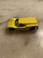 Vintage Tootsie Toy Ford GT RACE CAR Yellow Diecast Toy Car Made In USA 253